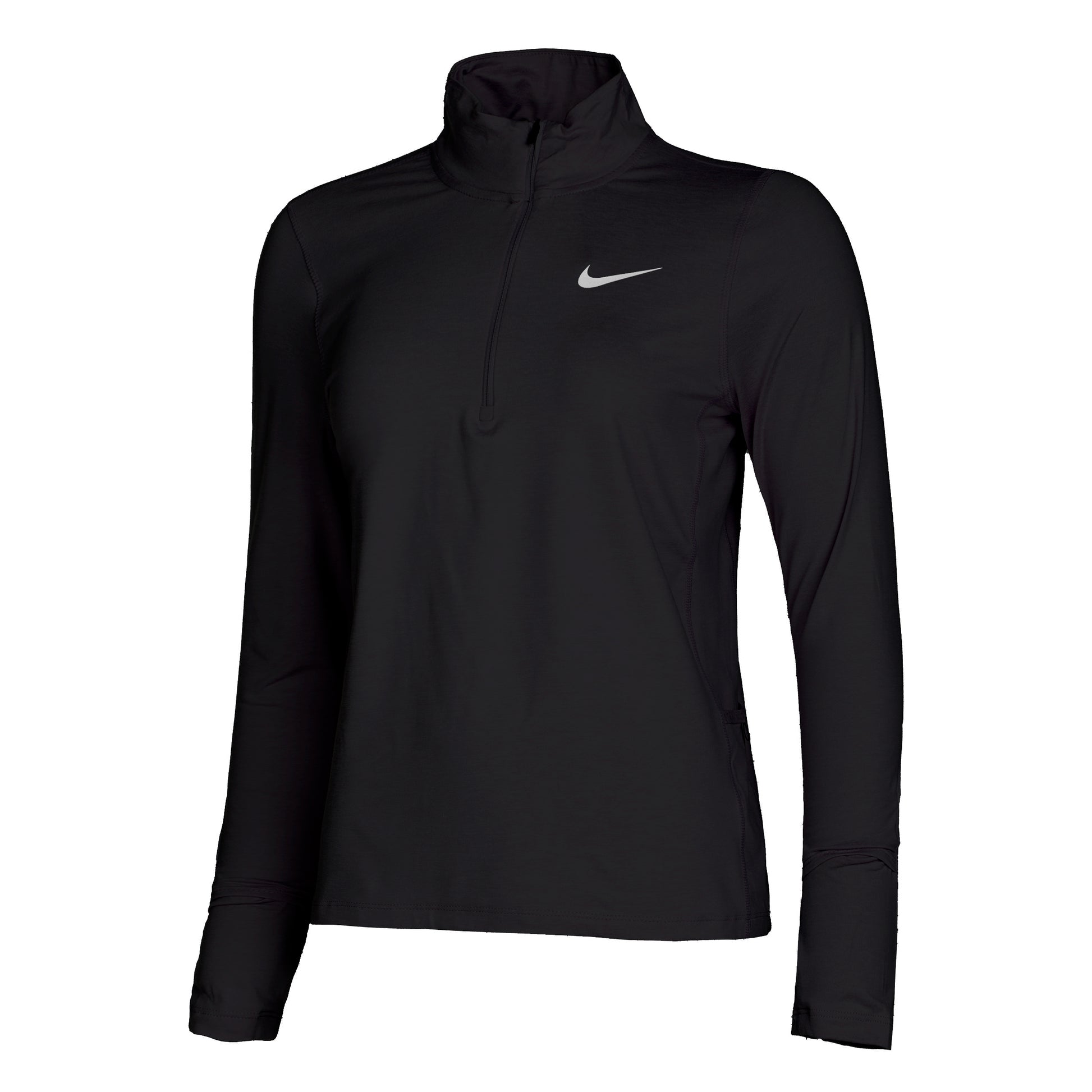 Nike Element Longsleeve Damen-Schwarz