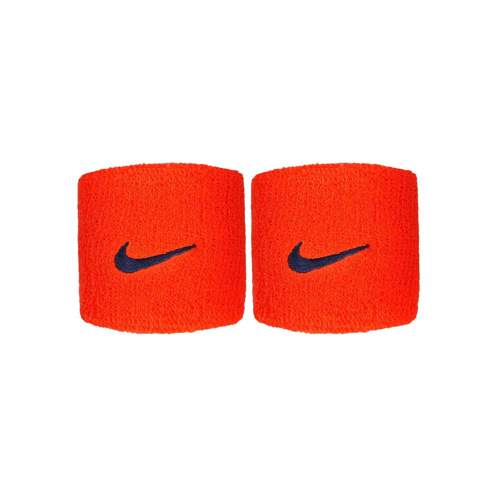 Nike Swoosh Schweißband 2er Pack kurz - orange, dunkelblau