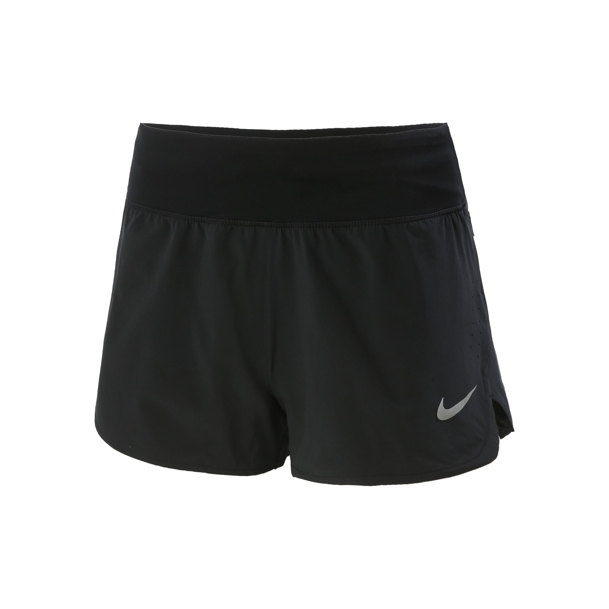 Nike Eclipse 3in Shorts Damen - schwarz, silber