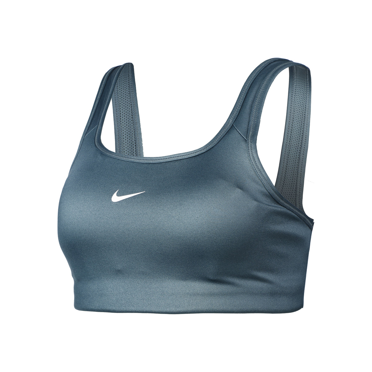 Nike Dri-Fit Swoosh Shine Sport-BH Damen - grau,