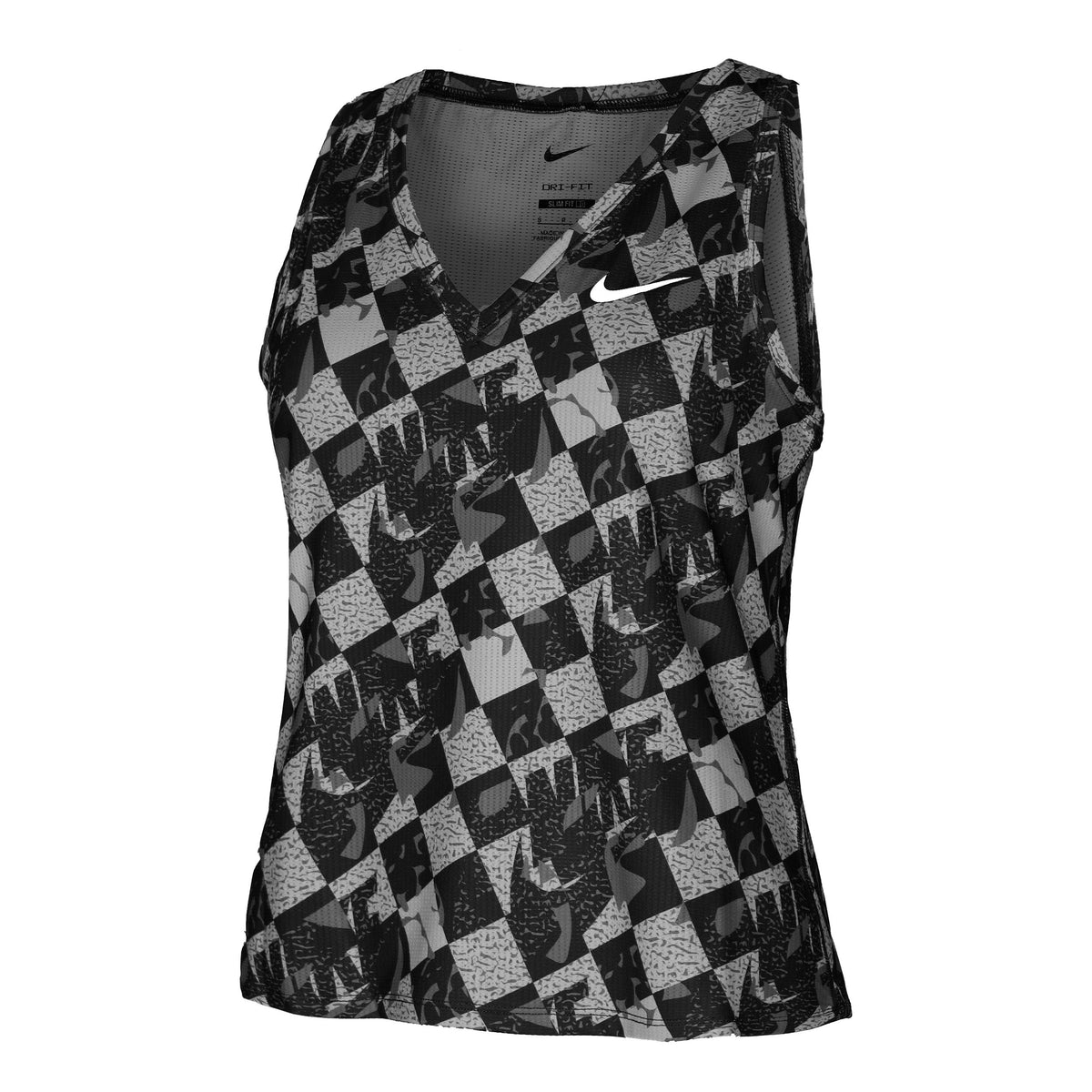 Nike Court Dri-Fit Victory Tank-Top Damen - schwarz, weiß