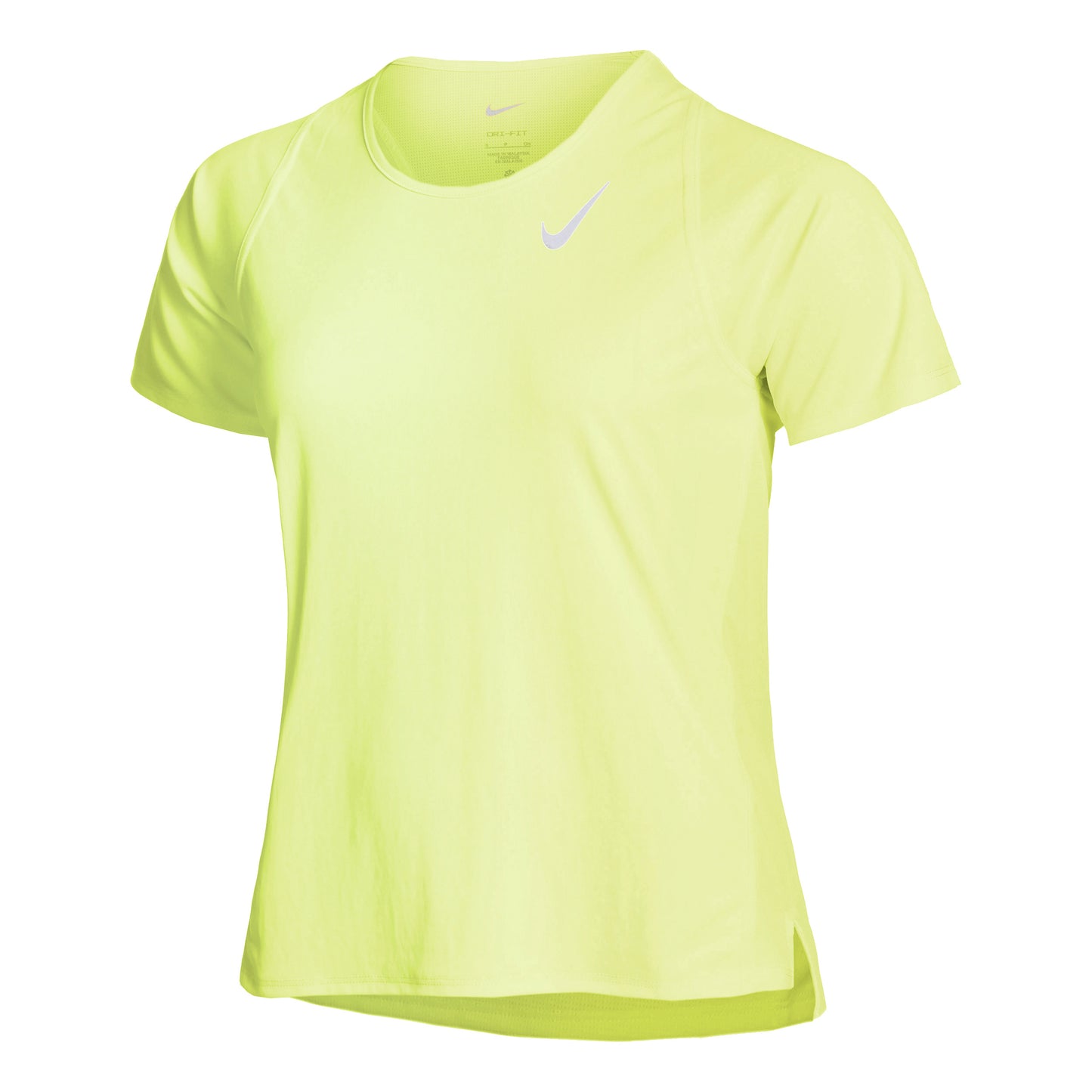Nike Dri-Fit Dri-Fit Fast Laufshirt Damen - gelb, grau
