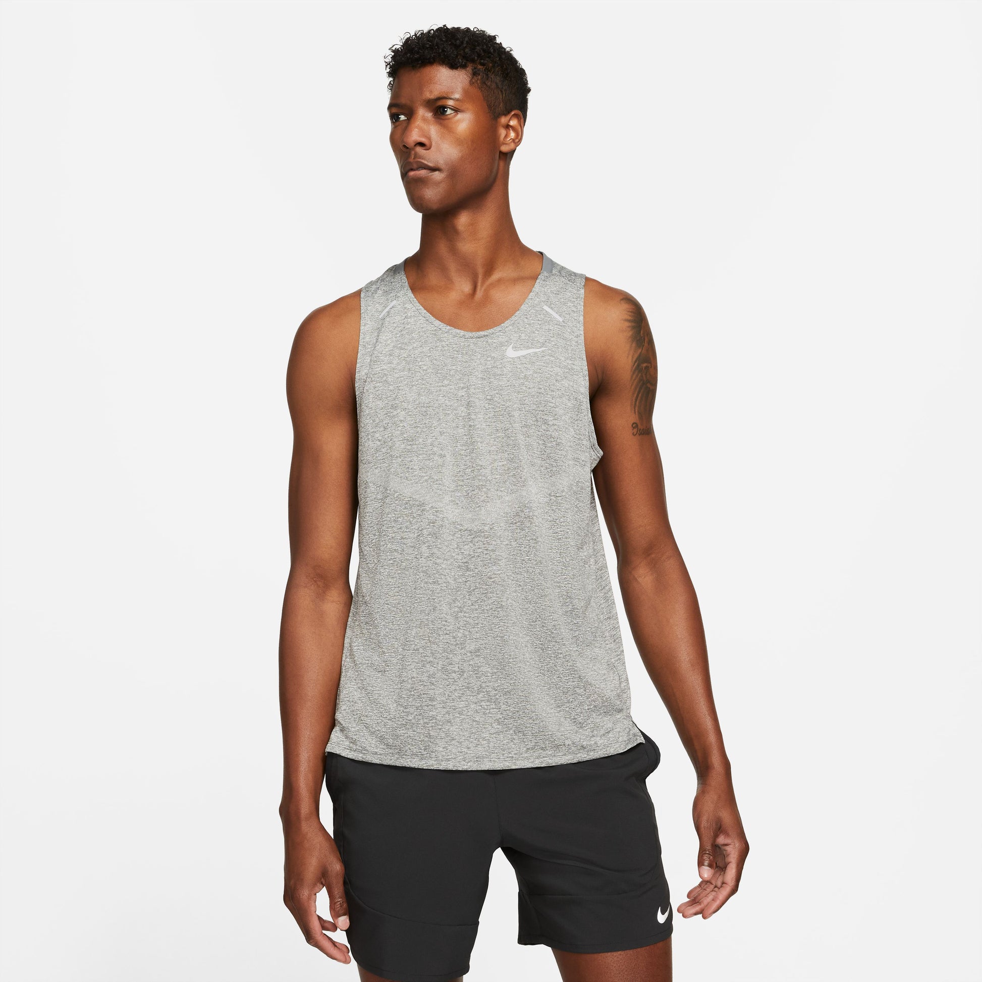 Nike Dri-Fit Rise 365 Running Tank-Top Herren - grau,