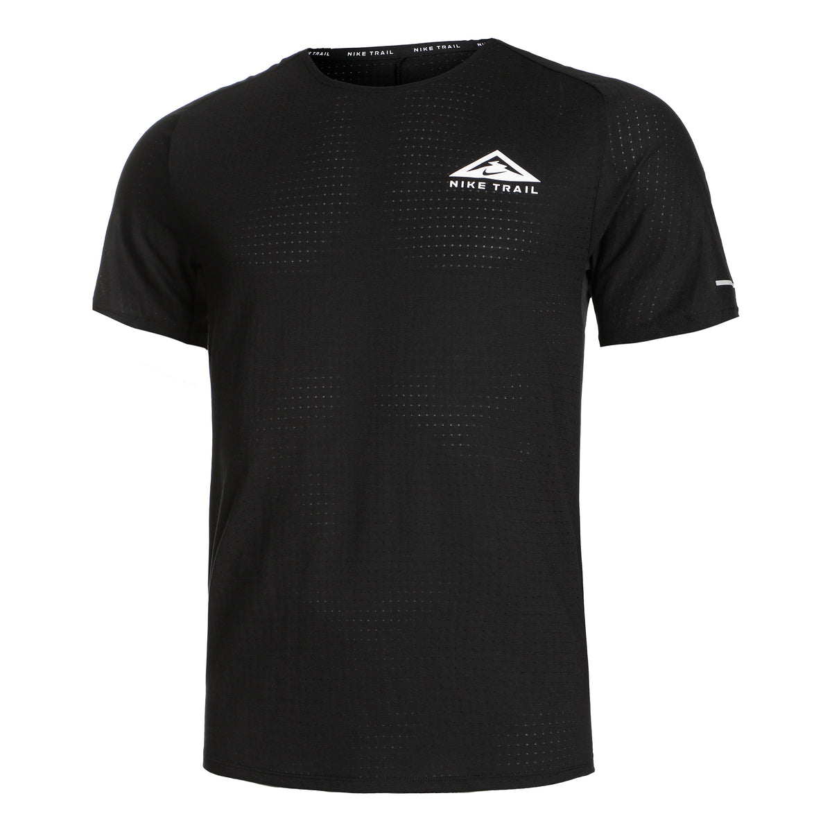 Nike Dri-Fit Solar Chase Running Laufshirt Herren - schwarz,