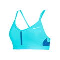 Dri-Fit Indy V-Neck Sport-BH Damen - blau,