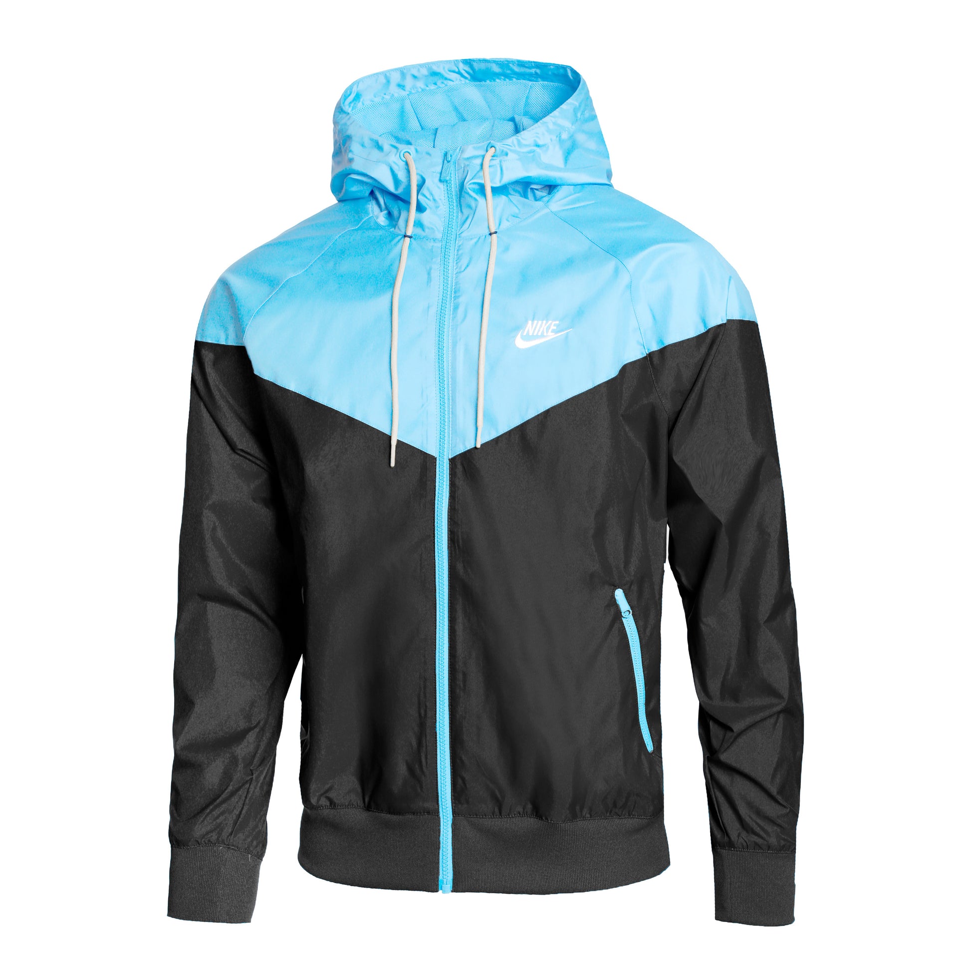 Nike Heritage Essential Windrunner Trainingsjacke Herren - schwarz, hellblau