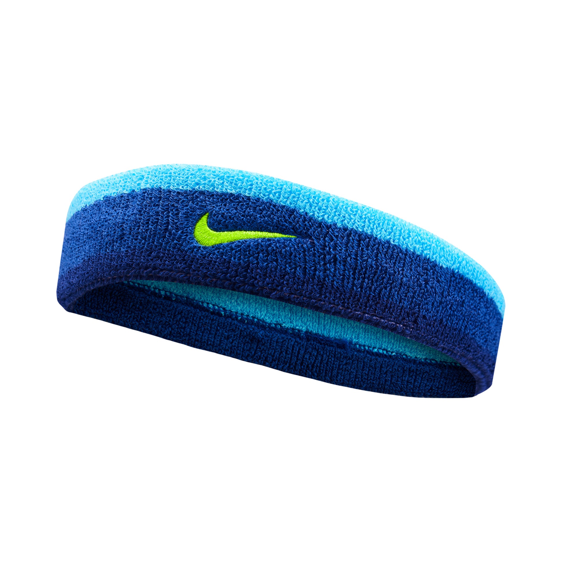 Nike Swoosh Stirnband Unisex - blau, grün