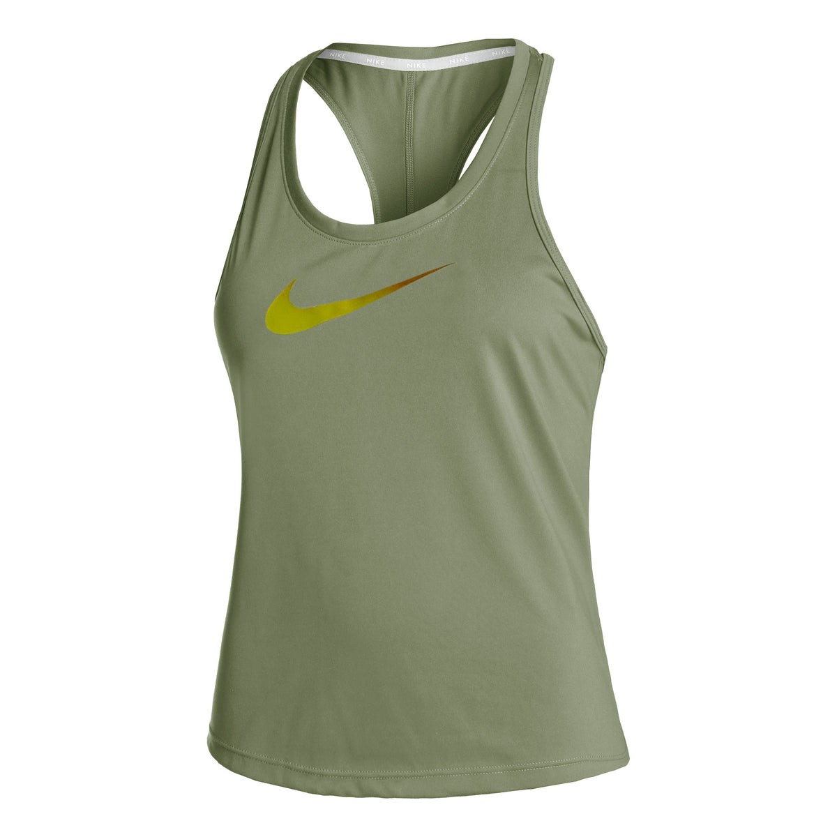 Nike Dri-Fit One Swoosh HBR Tank-Top Damen - oliv,