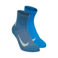 Dri-Fit Multiplier No-Show Socks Laufsocken 2er Pack Unisex - blau,