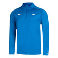 Dri-FIT Element Flash Half-Zip Laufshirt Herren - blau,