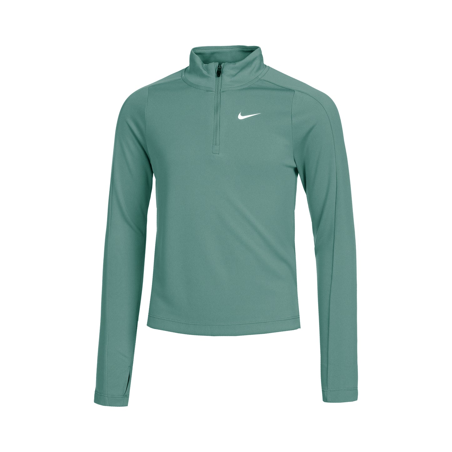 Nike Dri-Fit Half-Zip Longsleeve Mädchen - dunkelgrün,