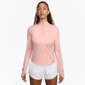 Swift Half-Zip Laufshirt Damen - rosa