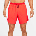 Dri-Fit Stride 7in Brief-Lined Shorts - rot, schwarz