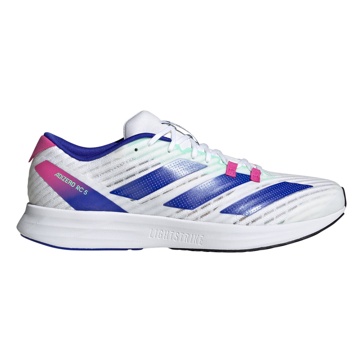 adidas Adizero RC 5 Wettkampfschuh Unisex - weiß, blau