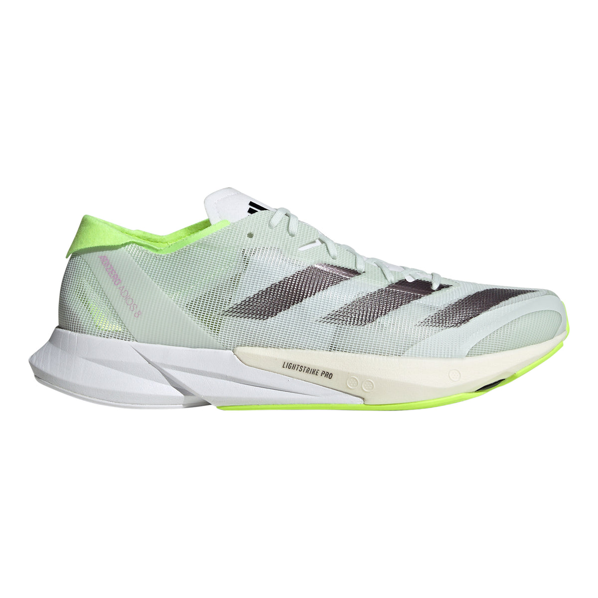 adidas Adizero Adios 8 Wettkampfschuh Herren - hellgrau, neongrün