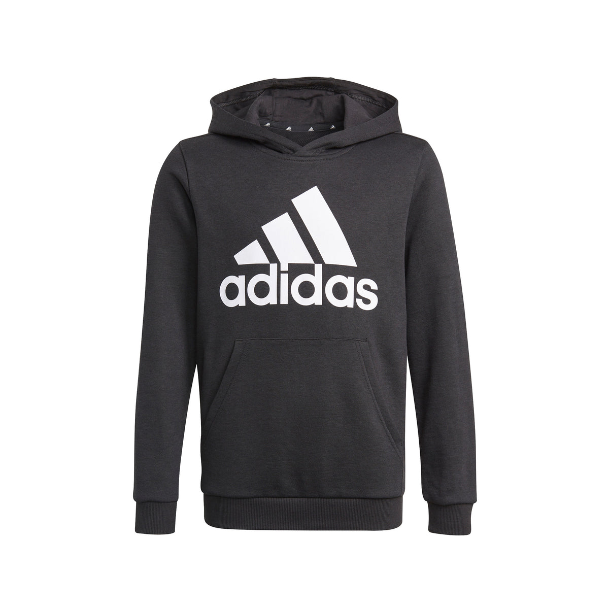 adidas Big Logo Hoody Jungen - schwarz, weiß