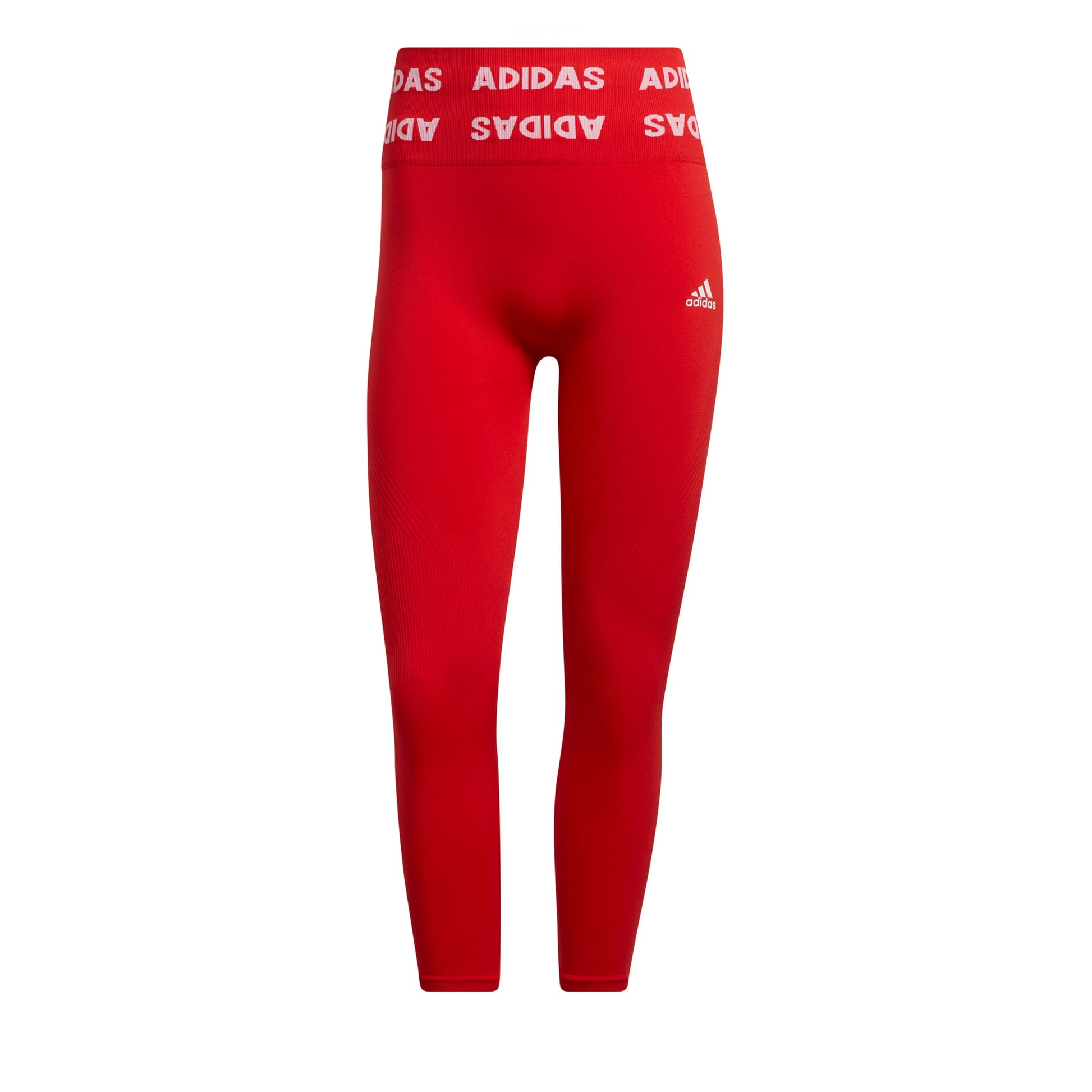 adidas Aeroknit 7/8 Tight Damen - rot, weiß
