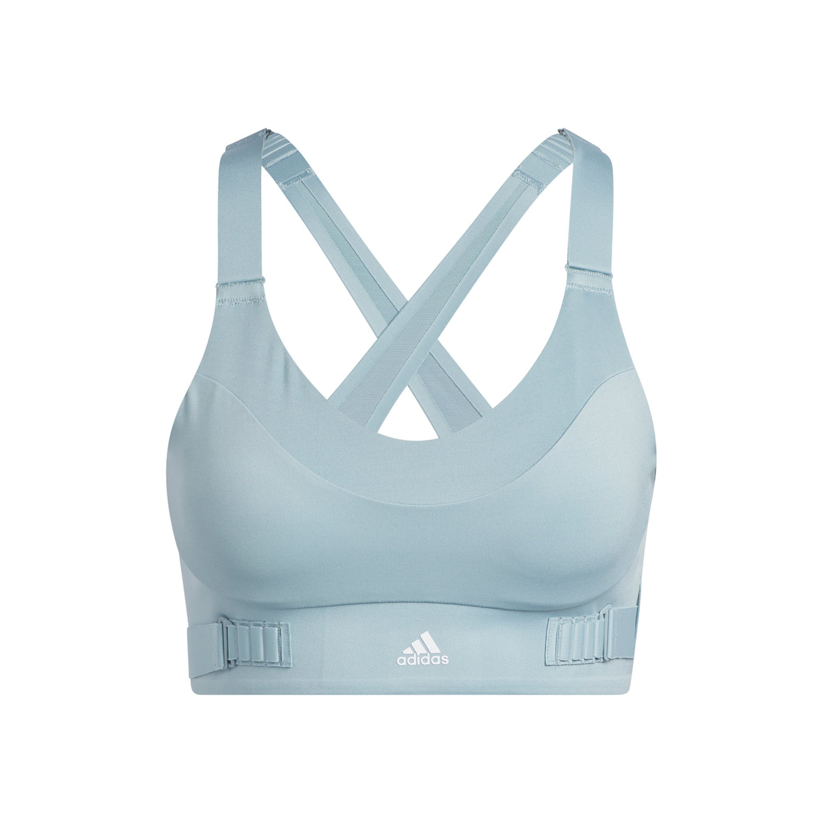 adidas Fast Run Branded Knit Sport-BH Damen - grau