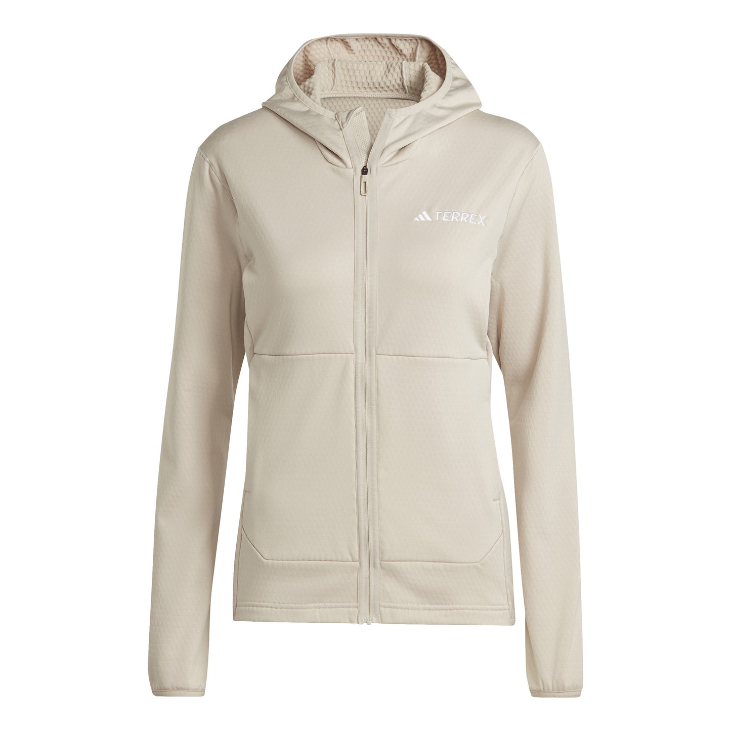 adidas Terrex XPR LT Fleece Laufjacke Damen - grau,