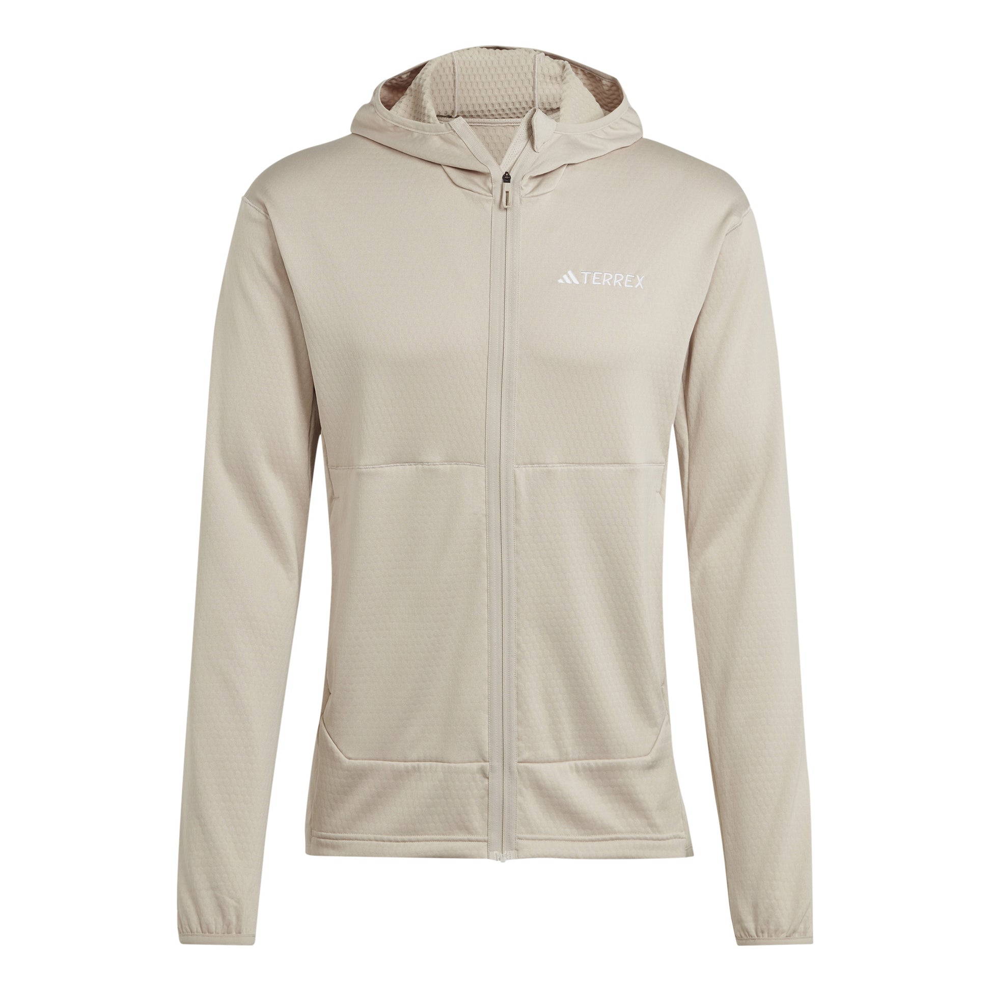 adidas Terrex XPR LT Fleece Laufjacke Herren - grau,