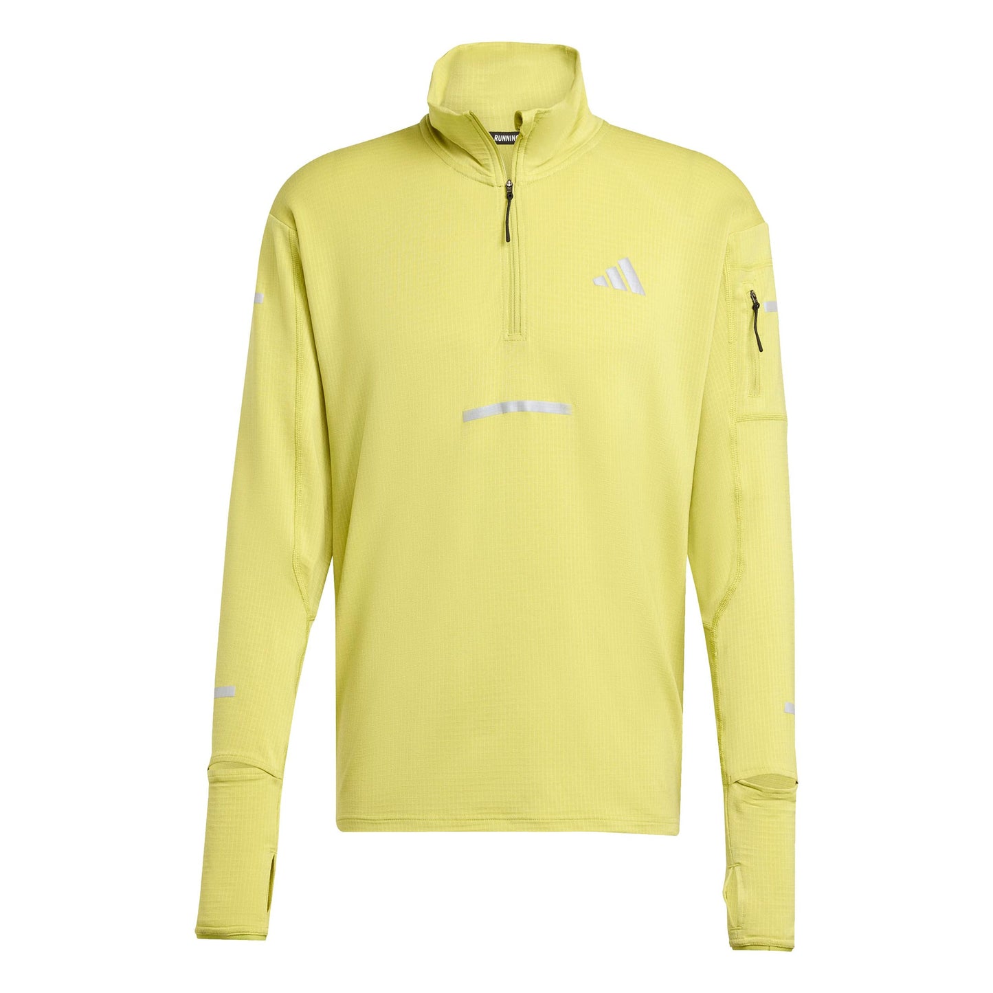 adidas Adi365 Warm Half-Zip Laufshirt Herren-Gelb