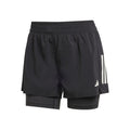 Own the Run 2in1 Laufshorts Damen - schwarz,