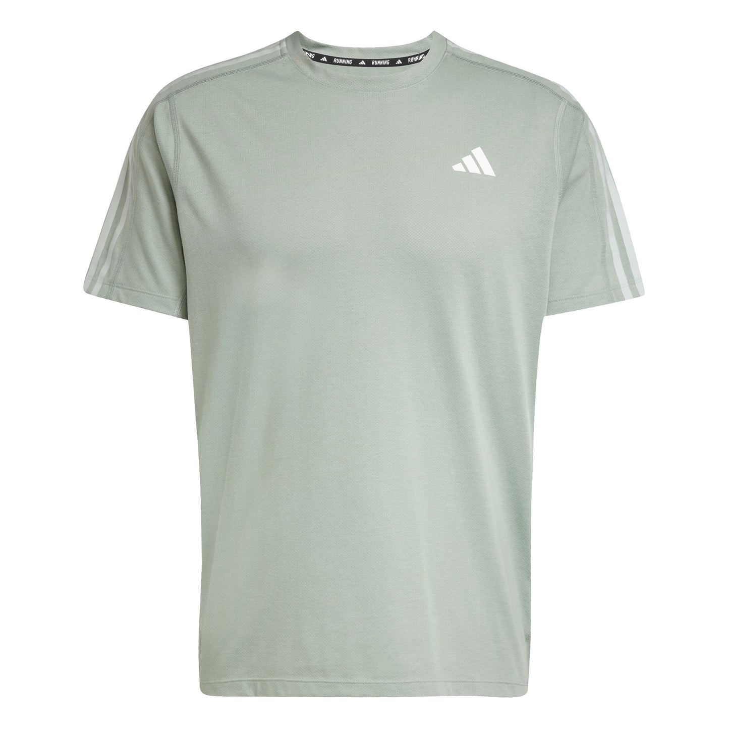 adidas Own The Run 3S Laufshirt Herren-Salbei,Weiß