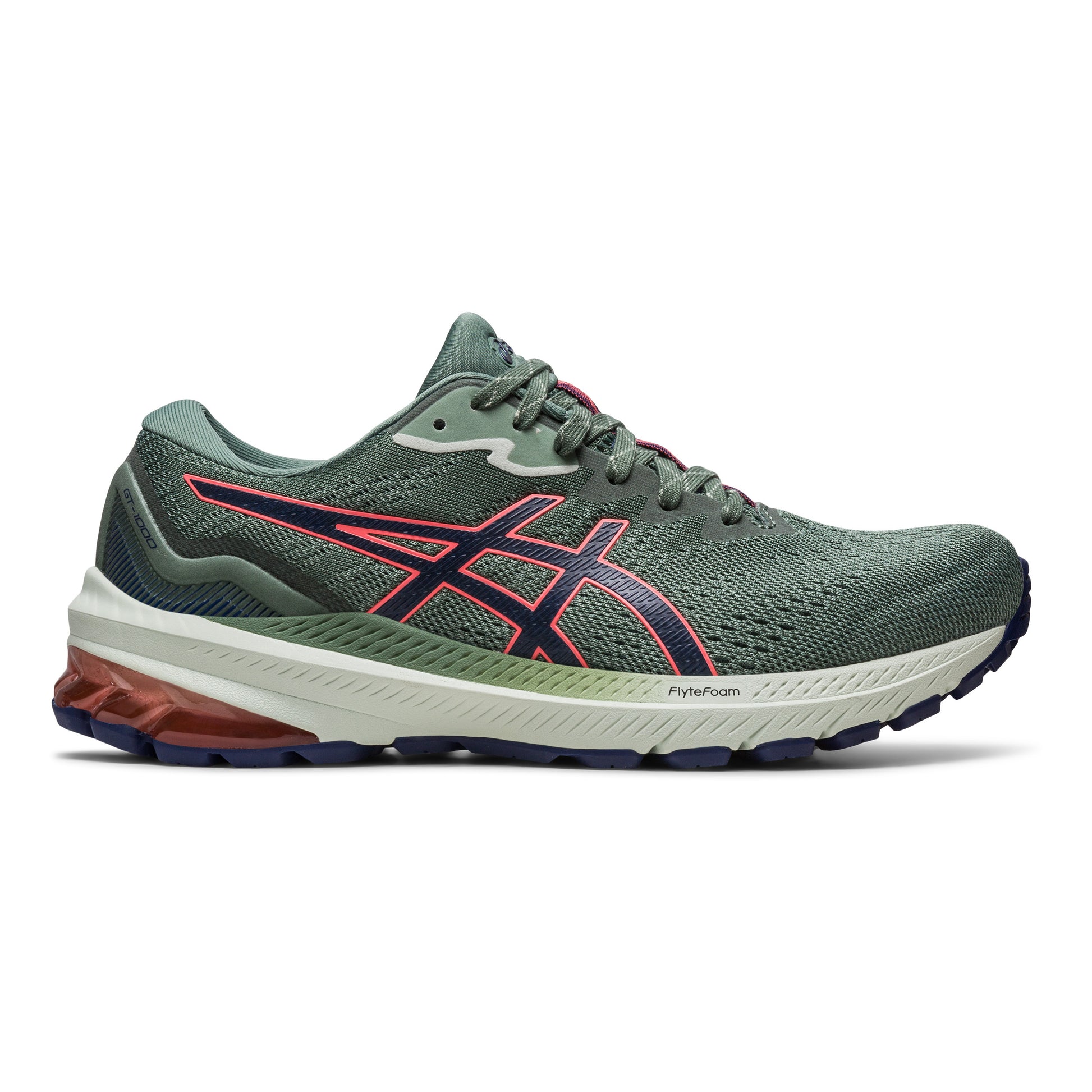 ASICS GT-1000 11 TR Trailschuh Damen - dunkelgrün, pink
