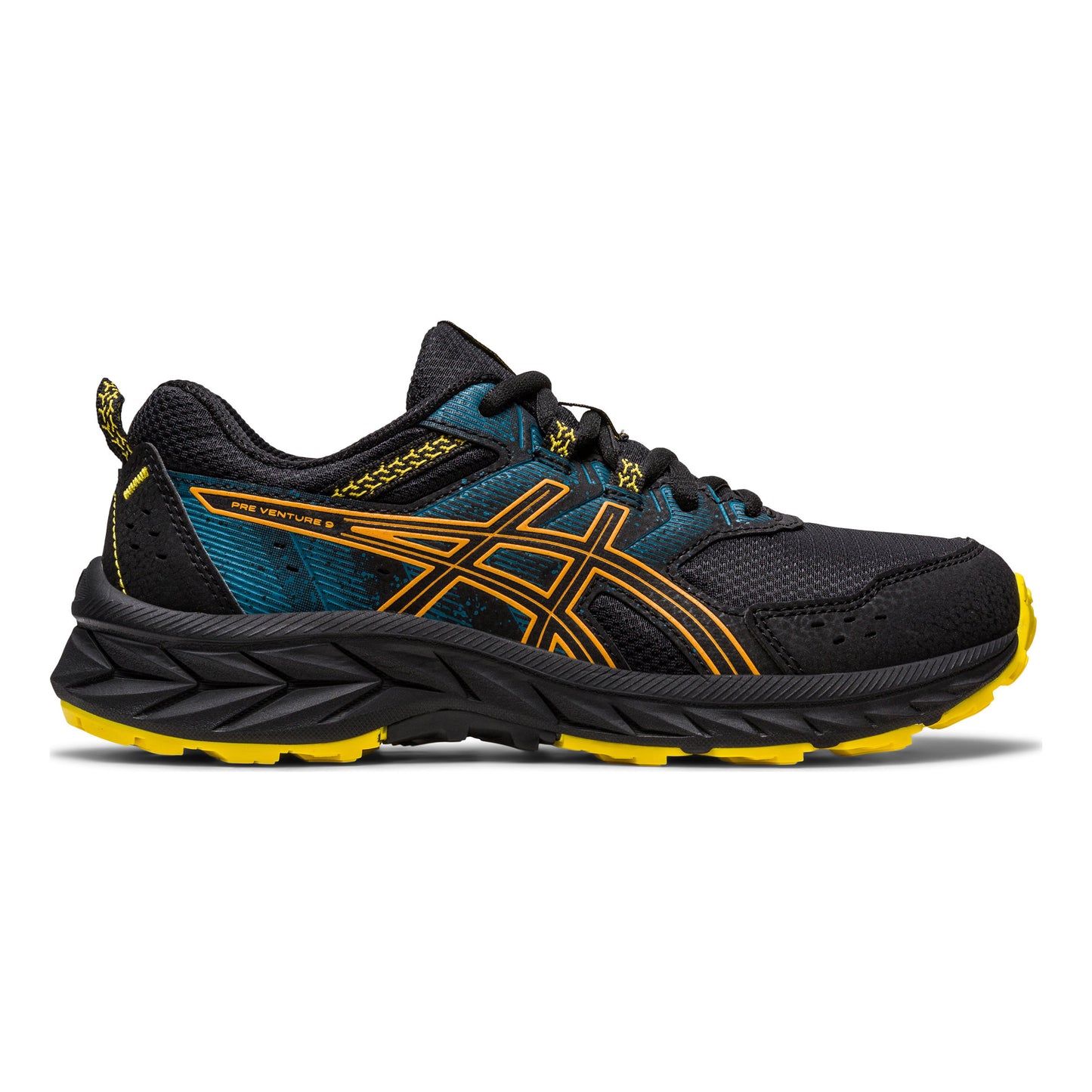 ASICS Pre-Venture 9 GS Trailschuh Kinder - schwarz, gelb