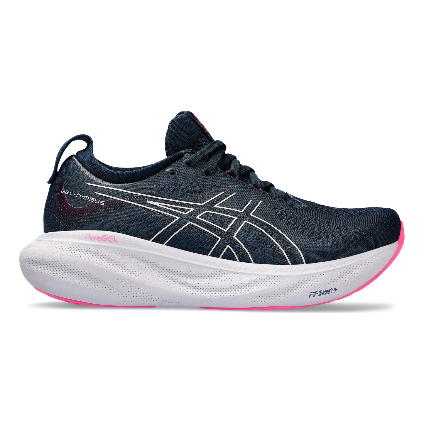 ASICS Gel-Nimbus 25 Neutralschuh Damen - dunkelblau, oliv