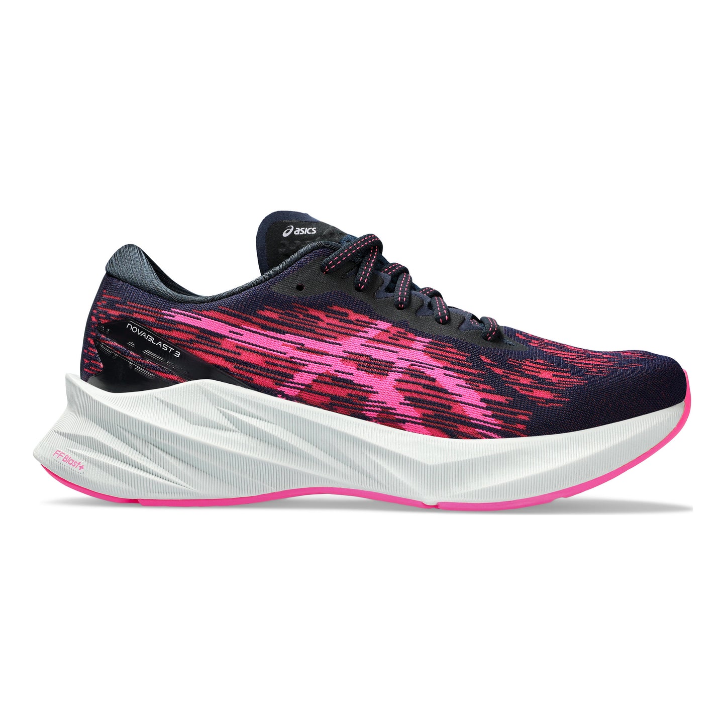 ASICS Novablast 3 Neutralschuh Damen - dunkelblau, pink