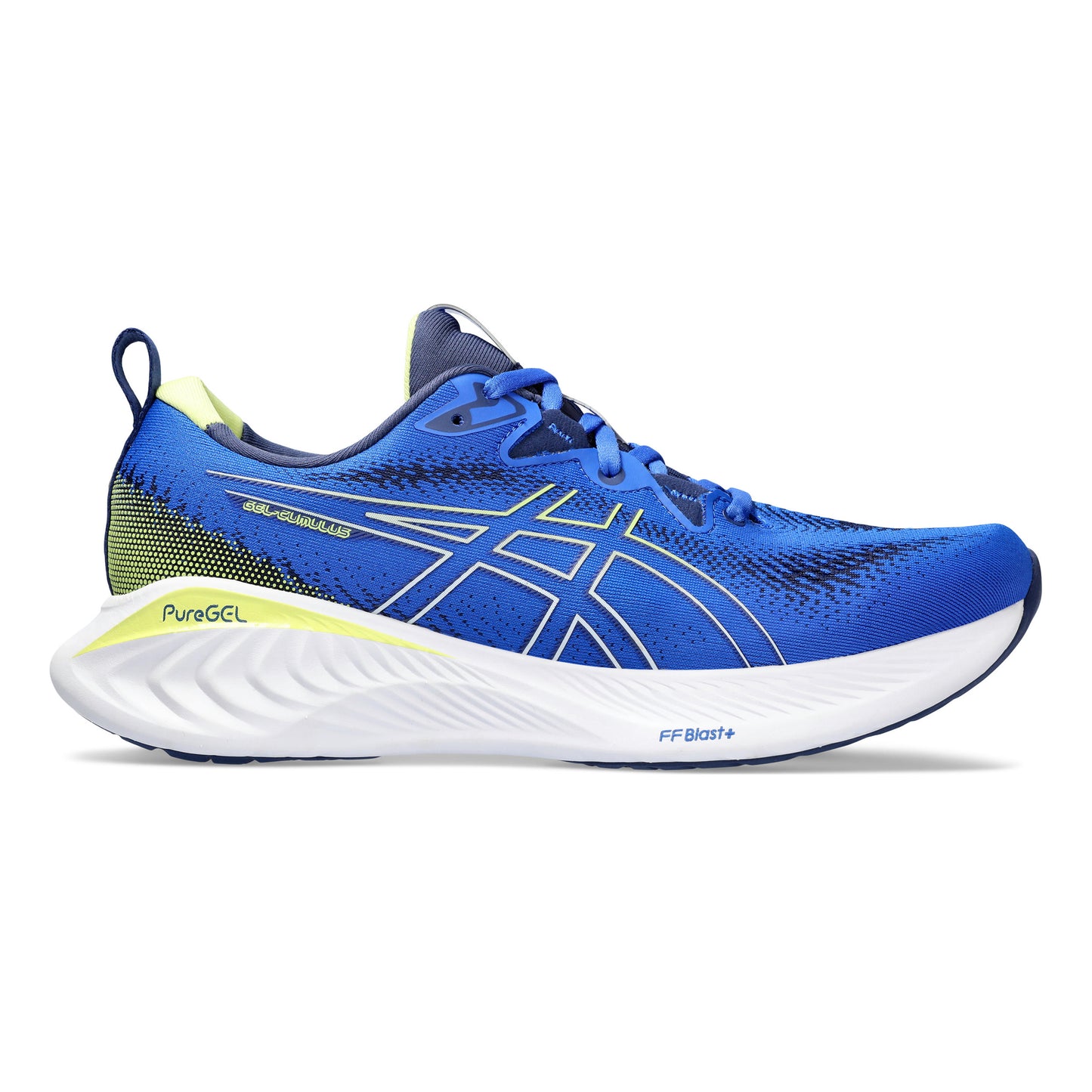 ASICS Gel-Cumulus 25 Neutralschuh Herren - blau, neongelb