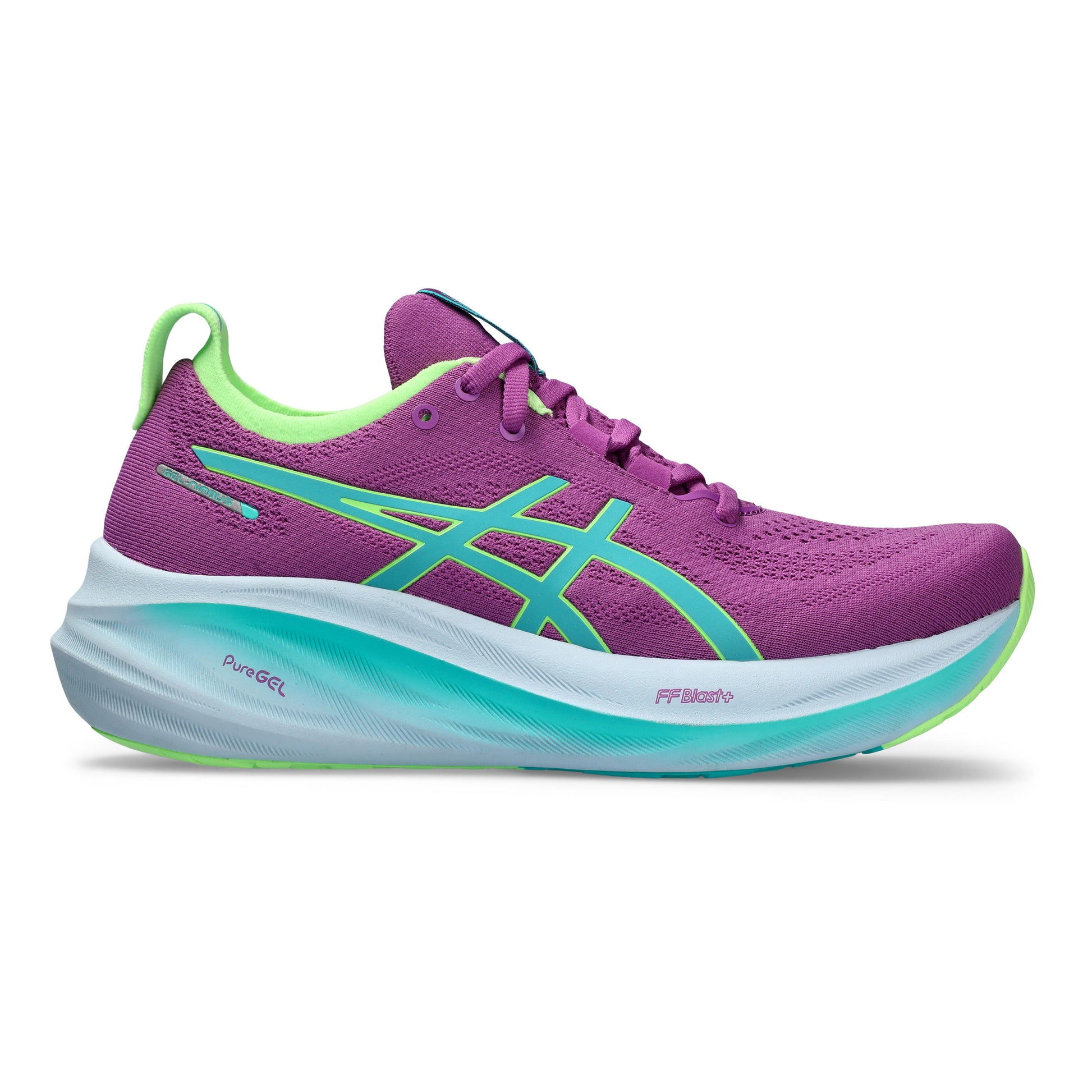 ASICS Gel-Nimbus 26 Lite-Show Neutralschuh Damen - neongrün, mehrfarbig