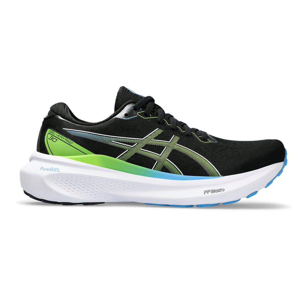 ASICS Gel-Kayano 30 Stabilitätsschuh Herren - schwarz, neongrün