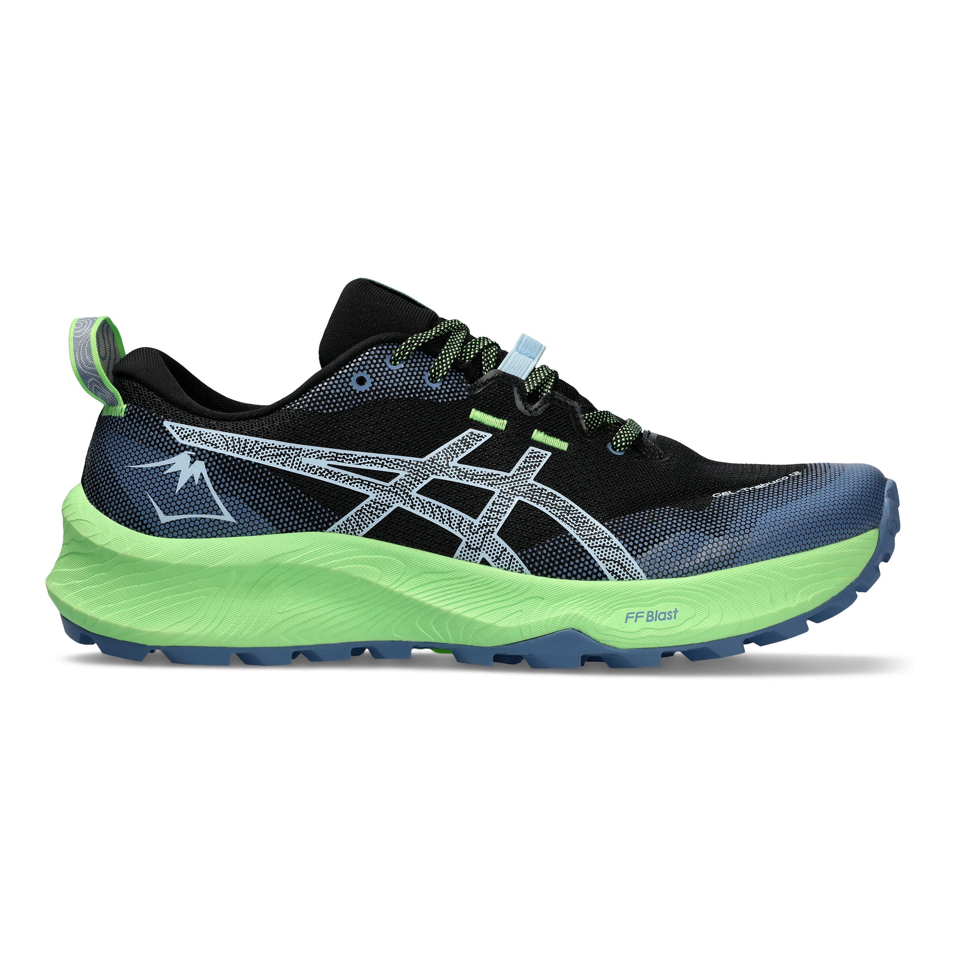 ASICS Gel-Trabuco 12 Trailschuh Herren - blau, neongrün
