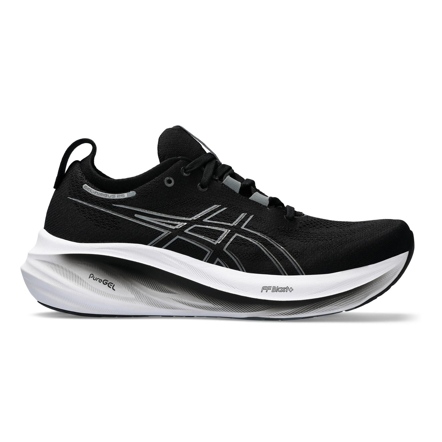 ASICS Gel-Nimbus 26 Wide Neutralschuh Herren - schwarz, weiß