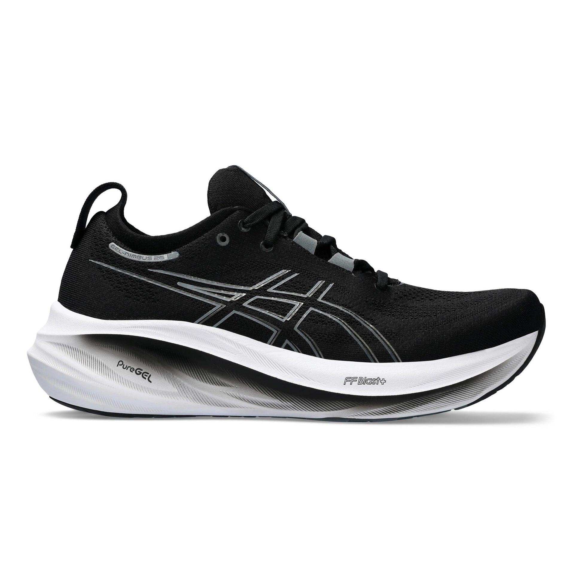 ASICS Gel-Nimbus 26 Wide Neutralschuh Herren - schwarz, weiß