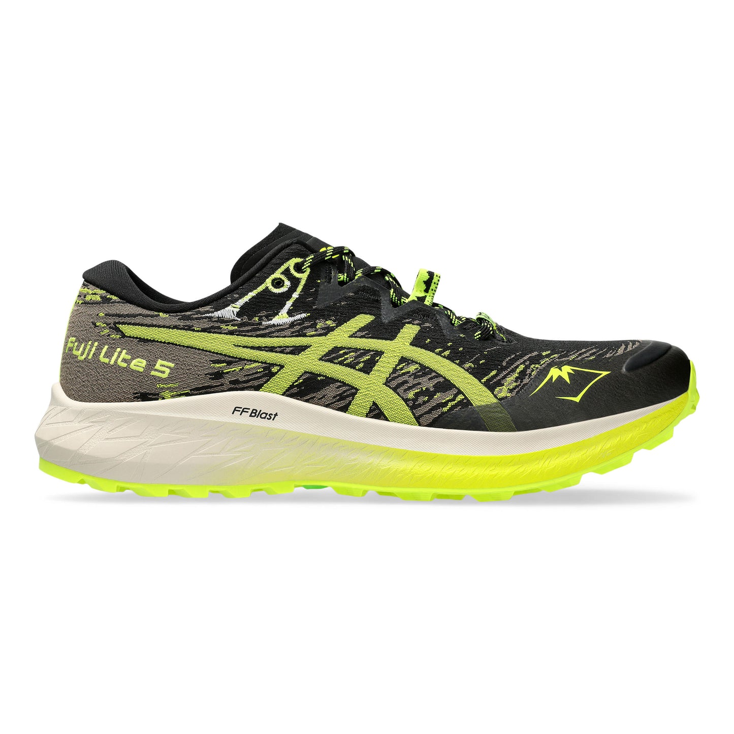 ASICS Fuji Lite 5 Trailschuh Herren-Schwarz,Gelb