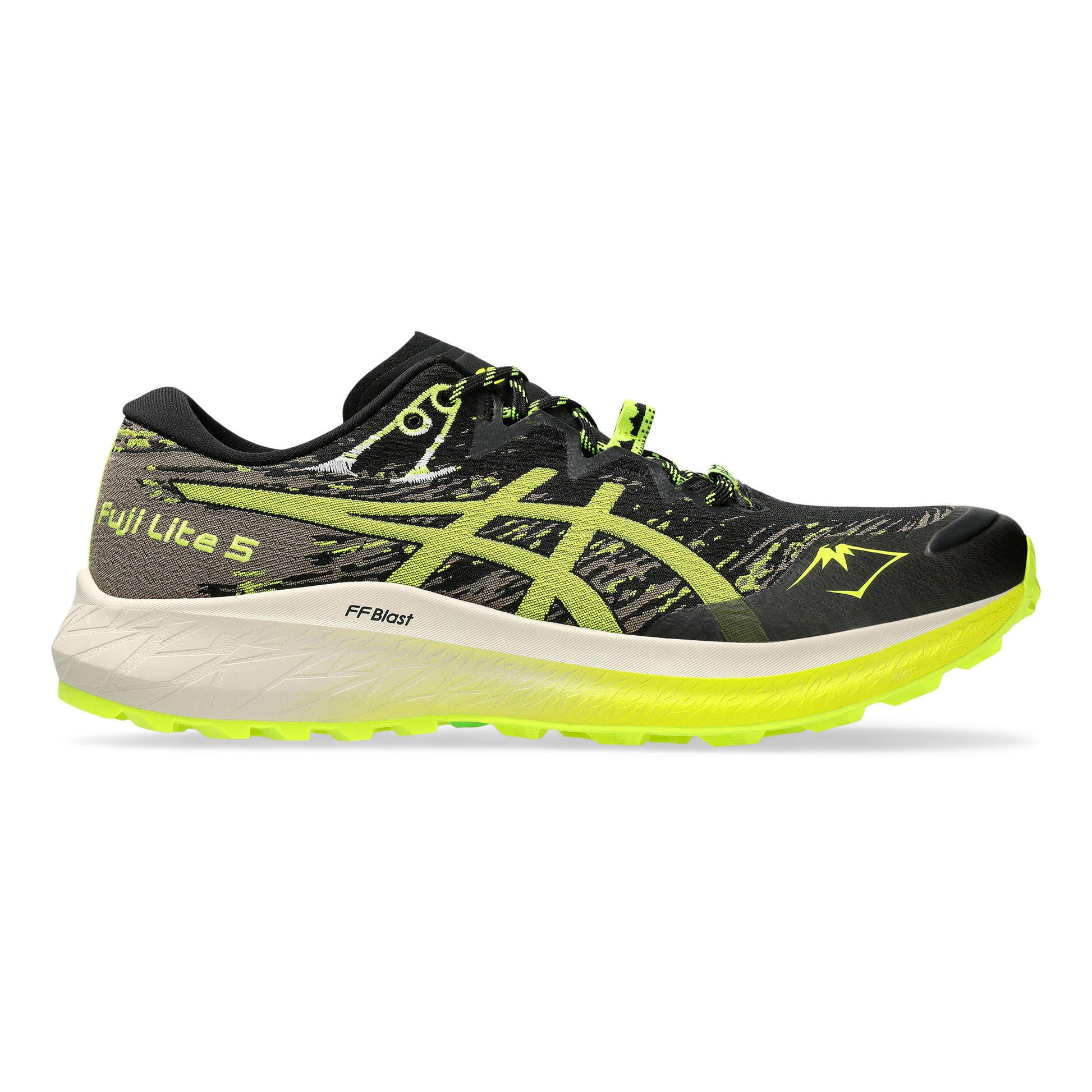 ASICS Fuji Lite 5 Trailschuh Herren-Schwarz,Gelb