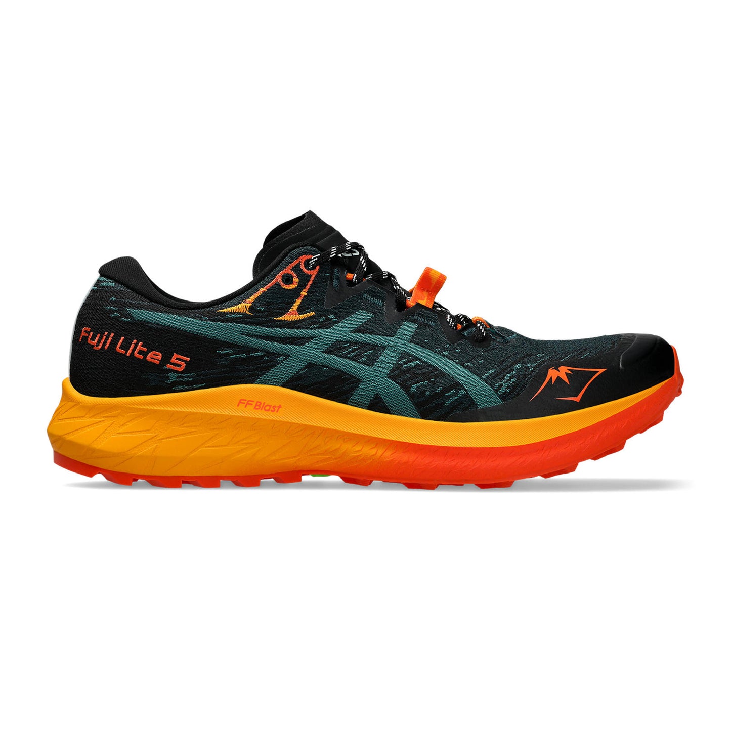 ASICS Fuji Lite 5 Trailschuh Herren-Oliv,Blaugrau