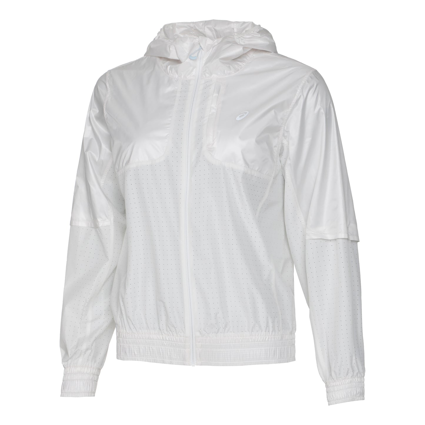 ASICS Nagino Run Laufjacke Damen - weiß,