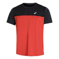 Race Laufshirt Herren - schwarz, rot