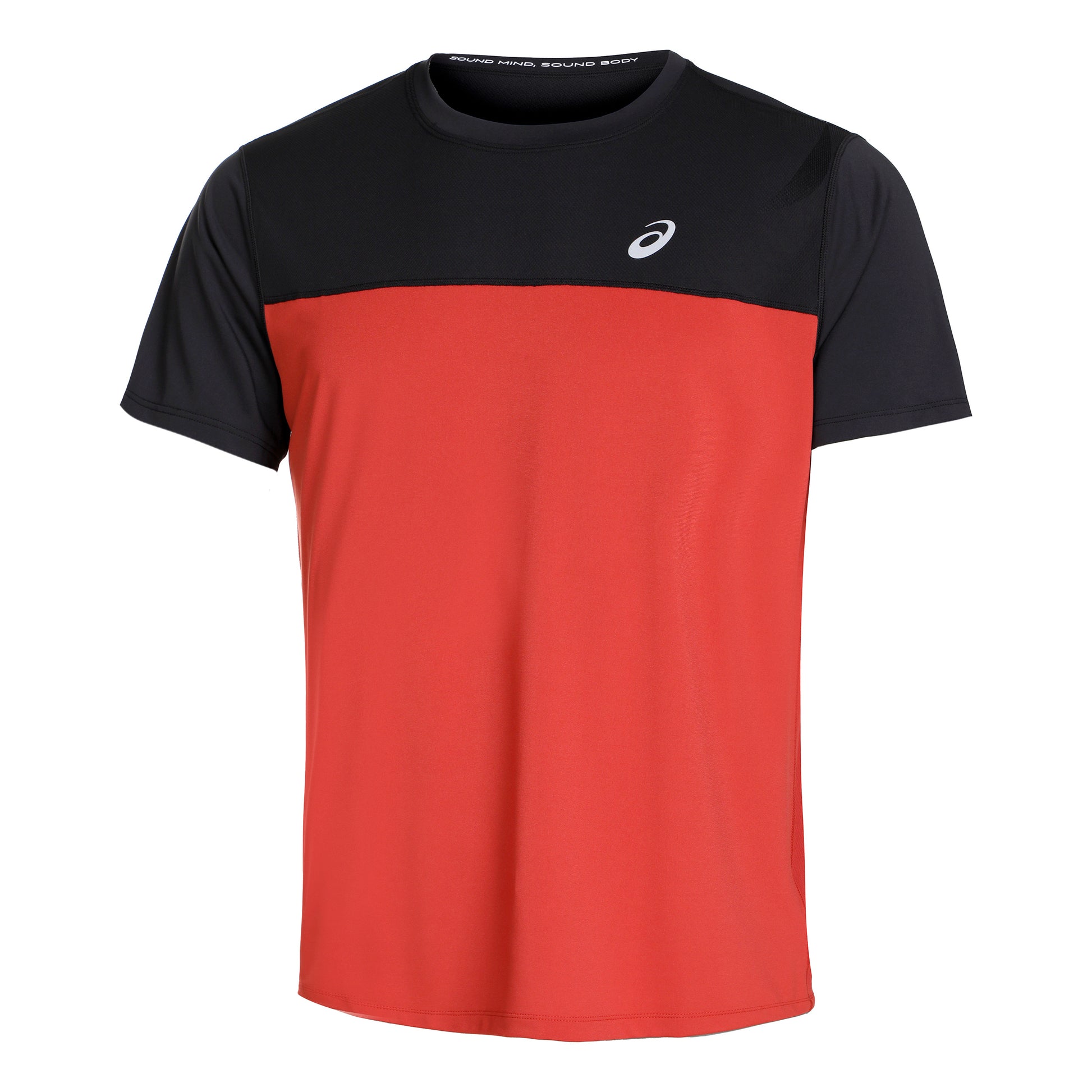 ASICS Race Laufshirt Herren - schwarz, rot