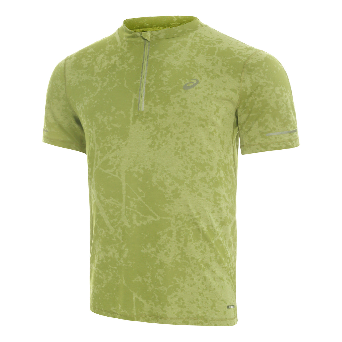 ASICS Metarun Half-Zip Pattern Laufshirt Herren - oliv,
