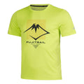 Fujitrail Logo Laufshirt Herren - neongelb, schwarz