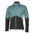 Winter Run Laufjacke Herren - petrol, grau
