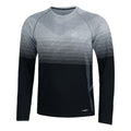 Seamless Longsleeve Herren - schwarz, grau