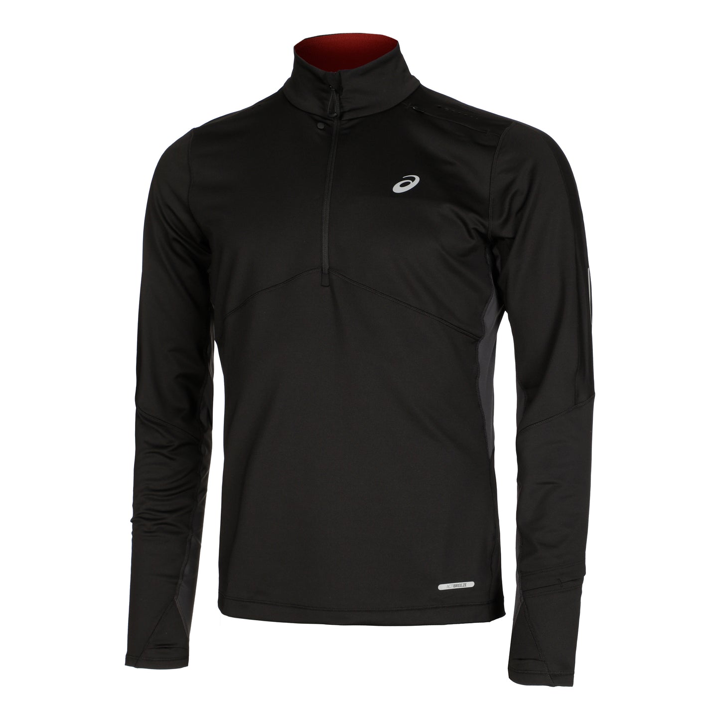 ASICS Winter Run Half-Zip Midlayer Lauftop Herren - schwarz, grau