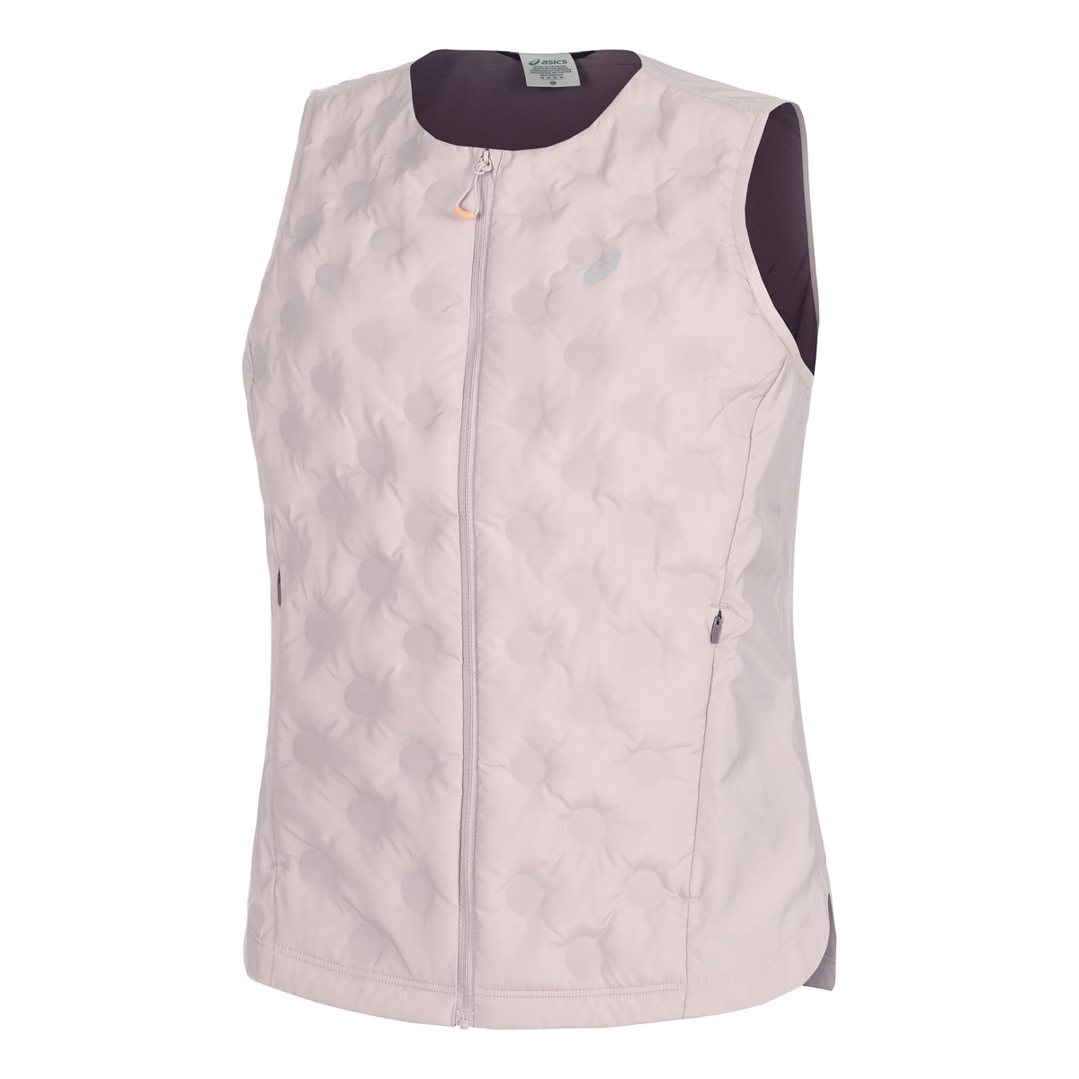 ASICS Nagino Run Padded Gilet Laufweste Damen - nude,