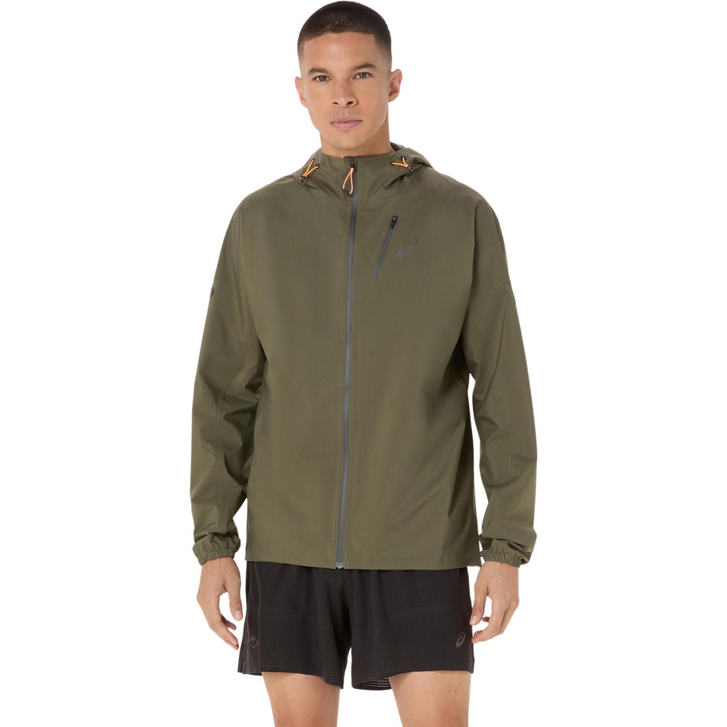 ASICS Fujitrail Elite Waterproof Laufjacke Herren-grün